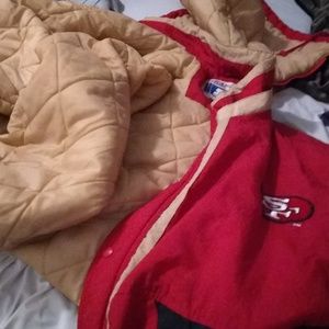 Vintage 49ers bomber jacket